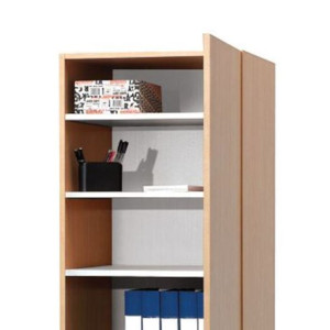 Hylleplate til garderobe umontert Gerdmans , hvit, 4 stk/pk