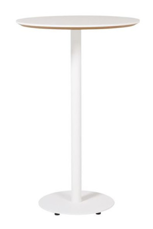 Barbord Trend, Diameter Ø700 mm, hvit rund fot