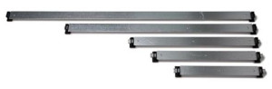 Flex bokseskinne, rygg, BxH 1200x42 mm