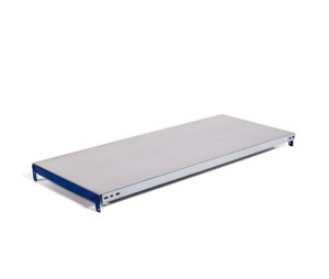 Hylleplate til Falster, blå, BxD 1000x300mm