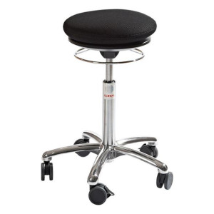 Pilatesstol, svart stoff