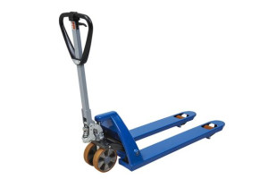 Jekketraller Lennart, hjul av polyuretan, gaffellengde 1150 mm