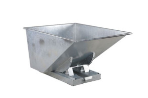 Tippcontainere, galvaniserte Egby, stål, galvanisert, volum 900 l