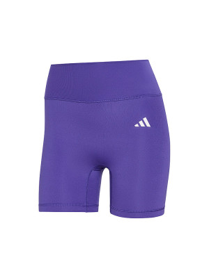 Adidas Pantalones cortos de fitness para mujer OPT ESS morado   S