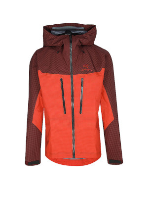Arcteryx Chaqueta de touring para hombre Alpha 3L GTX Hoodie rojo   L