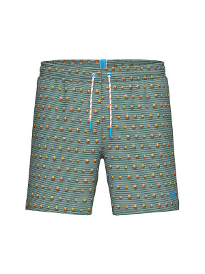 Arena Bóxer de baño para hombre Beach Boxer Allover verde oscuro   XL
