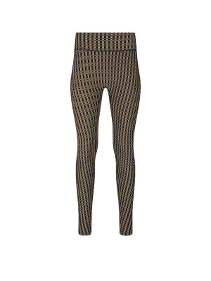 Athlecia Mallas de fitness estampadas Fleurie para mujer marrón   38