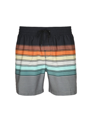 Billabong Bañador para hombre All Day Stripe negro   S