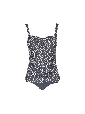 Bomain Tankini para mujer negro   48