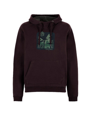 E9 Sudadera con capucha para escalada para hombre marrón   XL