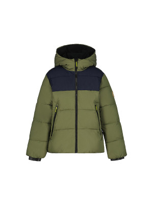 Icepeak Chaqueta de invierno con capucha Kenmare para niños oliva   128