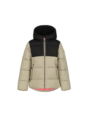 Icepeak Chaqueta de invierno para niña Kirn con estampado y capucha beige   164