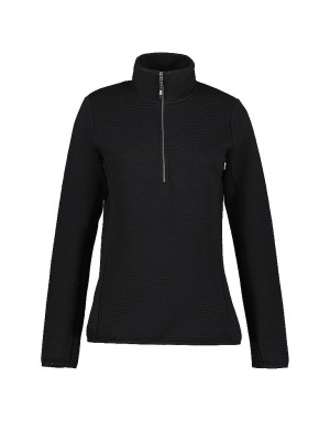 Icepeak Camiseta interior con cremallera para mujer Evansdale negro   S