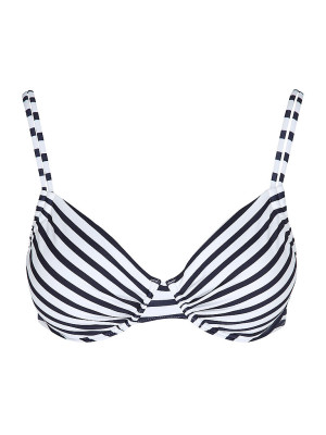 Lascana Bikinioberteil Stripes para mujer azul oscuro   40F