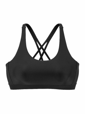 Lascana Top de bikini bustier para mujer negro   40