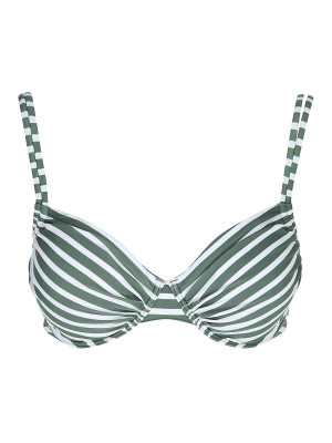 Lascana Top de bikini para mujer oliva   38D