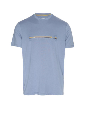 Lpo Camiseta de hombre Bradley azul claro   S