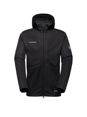Mammut Chaqueta Softshell Ultimate VIII Hoodie para hombre negro   XL