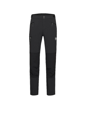 Mammut Pantalón de senderismo softshell Courmayeur para hombre negro   52
