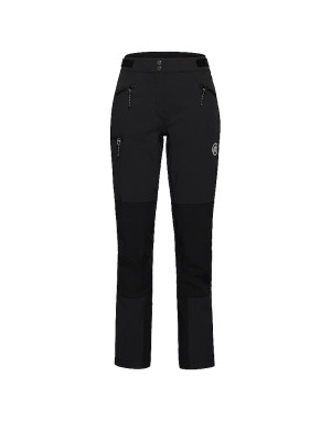 Mammut Pantalón de senderismo softshell para mujer Courmayeur negro   42