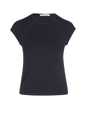 Mandala Camiseta de yoga para mujer Slim Fit azul oscuro   L