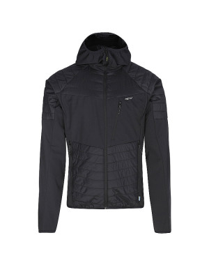 Meru Chaqueta híbrida Jauja para hombre negro   L