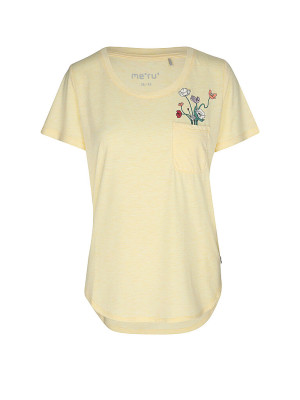 Meru Camiseta funcional de mujer Portoalegre beige   42