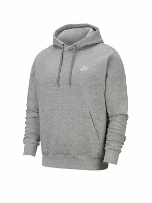 Nike Sudadera con capucha para hombre Sportswear Club Fleece gris   S