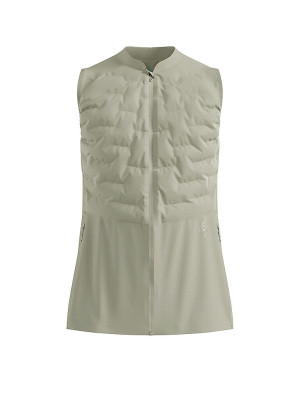 Odlo Chaleco de running para hombre Zeroweight Insulator oliva   XL