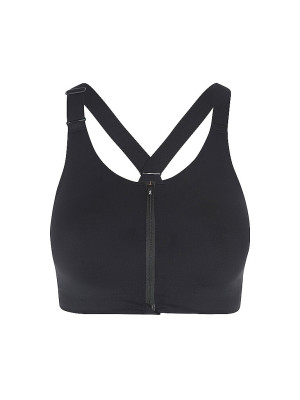 On Sujetador deportivo de mujer Endruance High Support c cremallera negro   S