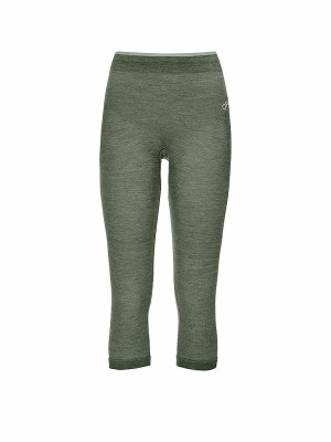 Ortovox Pantalón funcional de mujer 230 Competition 3/4 verde oscuro   S