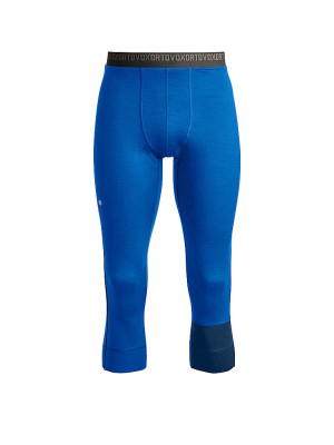 Ortovox Pantalones funcionales para hombre Rock'n'Wool 185 3/4 azul   L