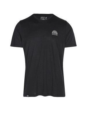 Ortovox Camiseta funcional de hombre 120 COOL Tec Stripe negro   M