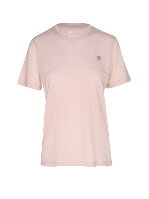 Ortovox Camiseta funcional de mujer 150 Cool Logo Staple rosa   XL