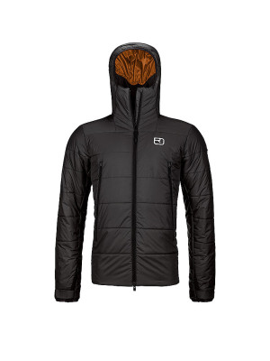 Ortovox Chaqueta aislante con capucha Zinal para hombre negro   XL