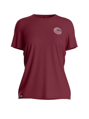 Ortovox Camiseta funcional para mujer Choose 120 Cool rojo oscuro   S