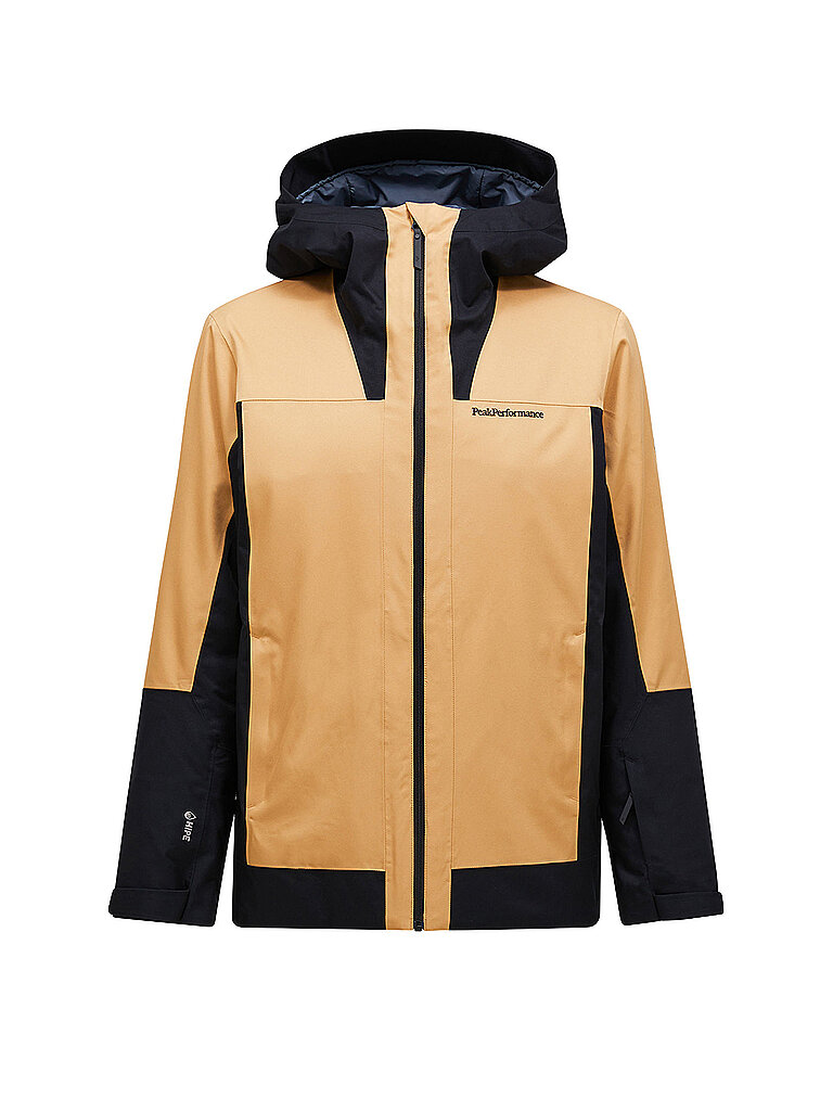 Peak Performance Chaqueta de esquí para hombre Rider Tech Insulated marrón claro   S