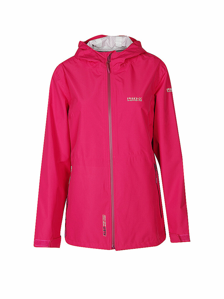 Pro-X Elements Chaqueta de lluvia Kim para mujer rosa   44
