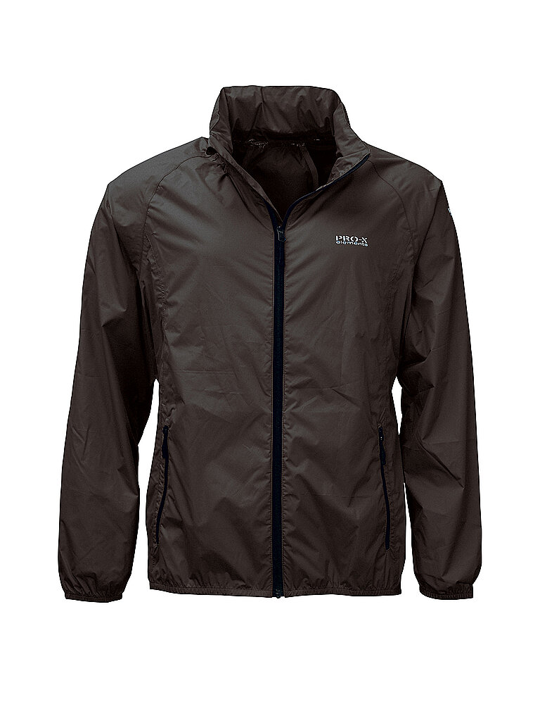 Pro-X Elements Chaqueta de lluvia plegable para hombre gris   XL