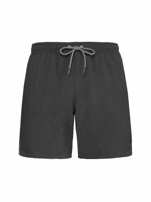 Protest Bermudas de playa para hombre Davey negro   XL