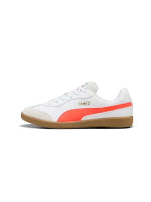 Puma Zapatillas de fútbol sala para hombre King 21 IT blanco   39