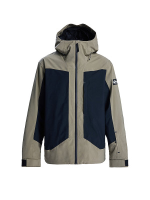 Quiksilver Chaqueta de snowboard Ultralight Stretch 20K para hombre beige   M