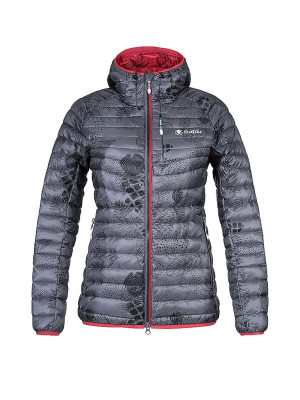 Rafiki Chaqueta aislante con capucha de plumón Darcy RDS para mujer gris   40