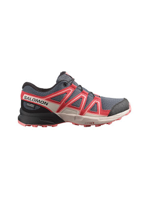 Salomon Zapatillas de running para niños Speedcross WP rosa   33