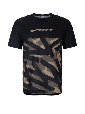 Scott Camiseta de ciclismo para hombre Vertic LT negro   L