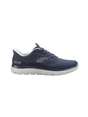 Skechers Zapatillas deportivas Slip-ins para hombre: Summits - Leyter azul oscuro   47 1/2