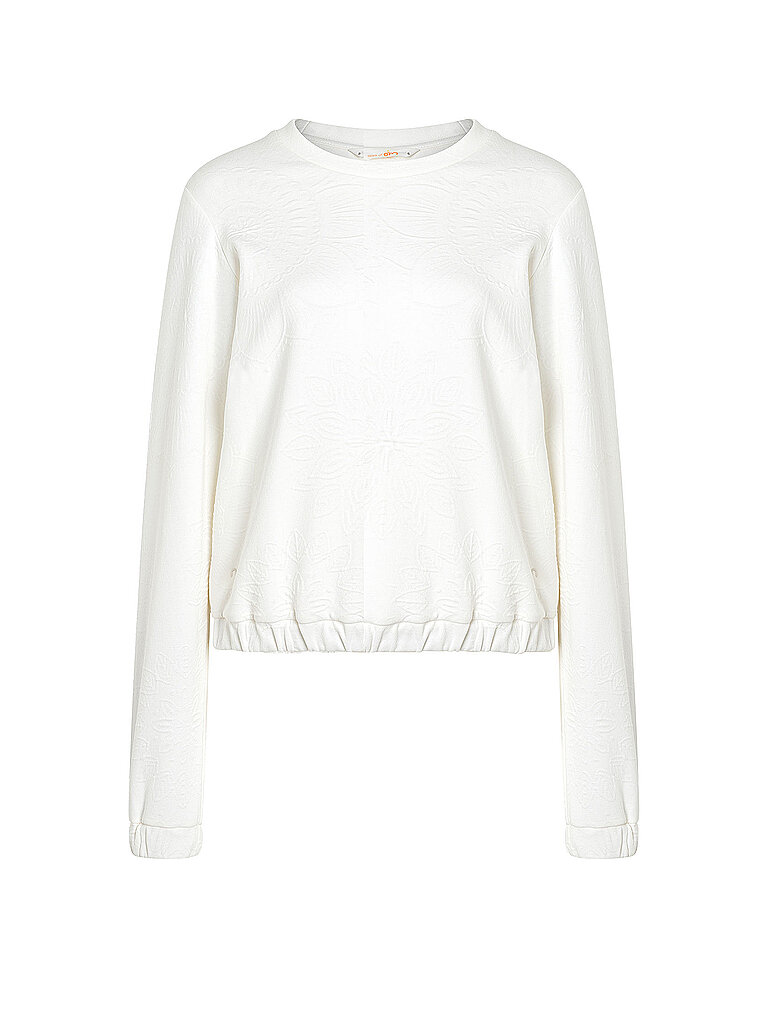 Spirit Of Om Suéter de yoga Gati Jacquard para mujer crema   XS