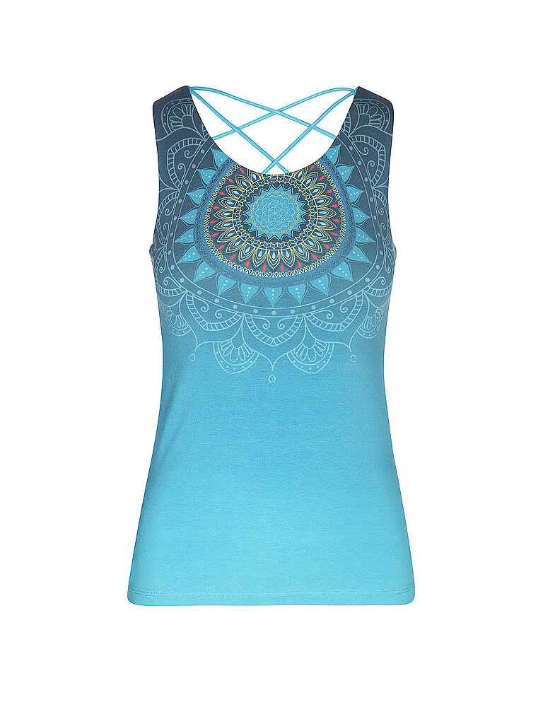 Spirit Of Om Damen Yogatank Vartula turquesa   S