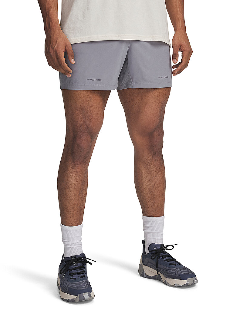 Under Armour Pantalones cortos Project Rock Ultimate para hombre gris   XXL