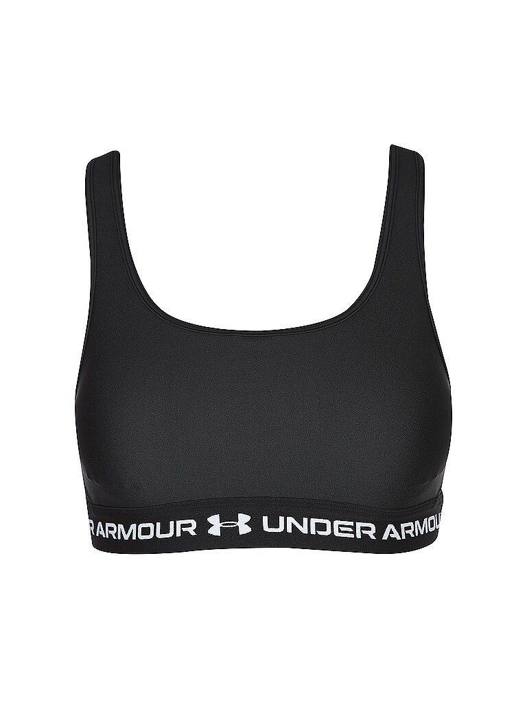 Under Armour Sujetador deportivo para mujer Armour® Crossback de sujeción media negro   S